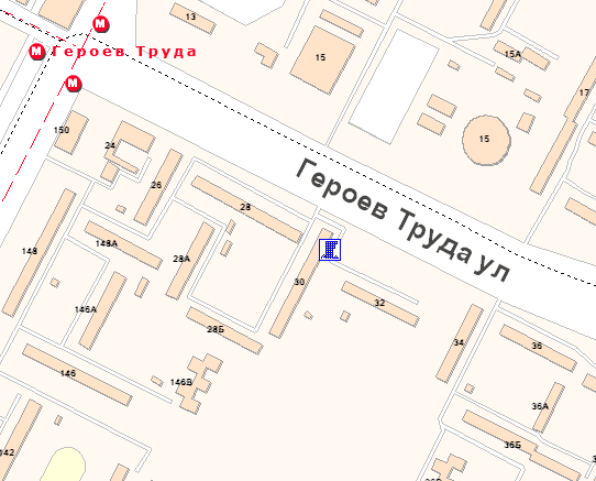 Расположение офиса Харьков-Риэлтер Салтовка-3 на карте Харькова